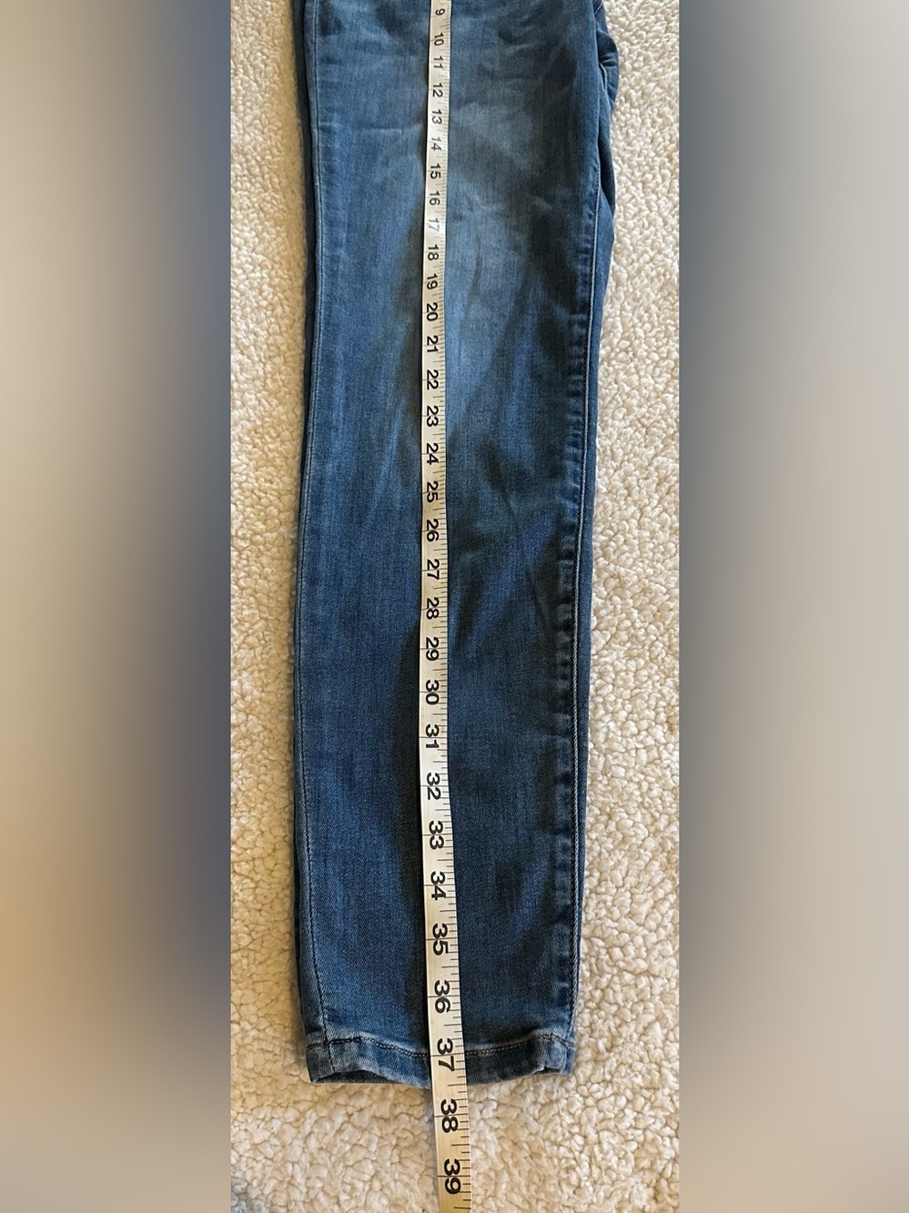 Amazon Essentials Women’s Denim Blue Pull On Jegging size 10 Regular - Picture 7 of 9